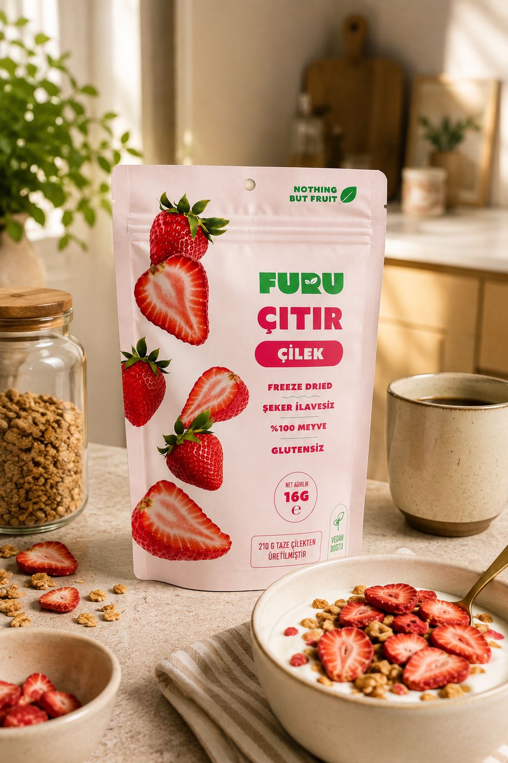 3-Pack Crunchy Strawberry