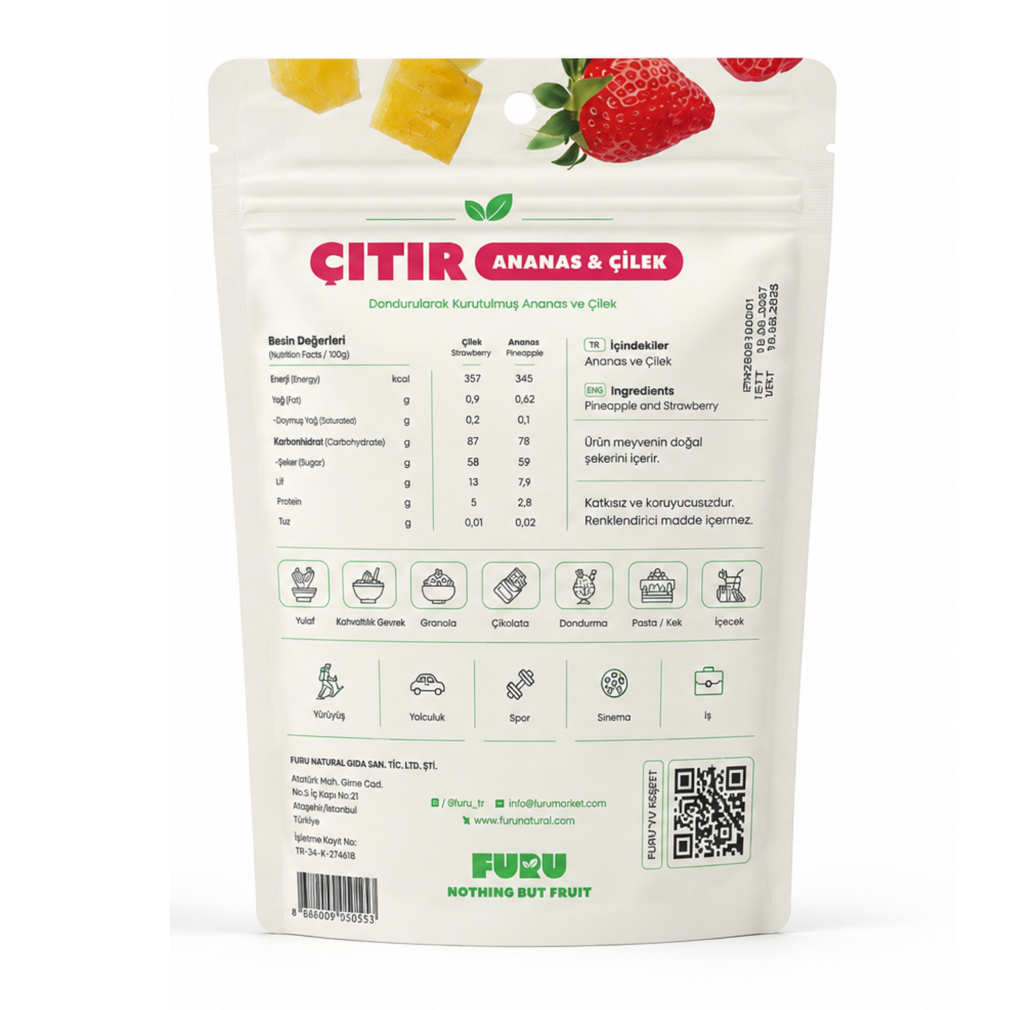 Crispy Pineapple and Strawberry