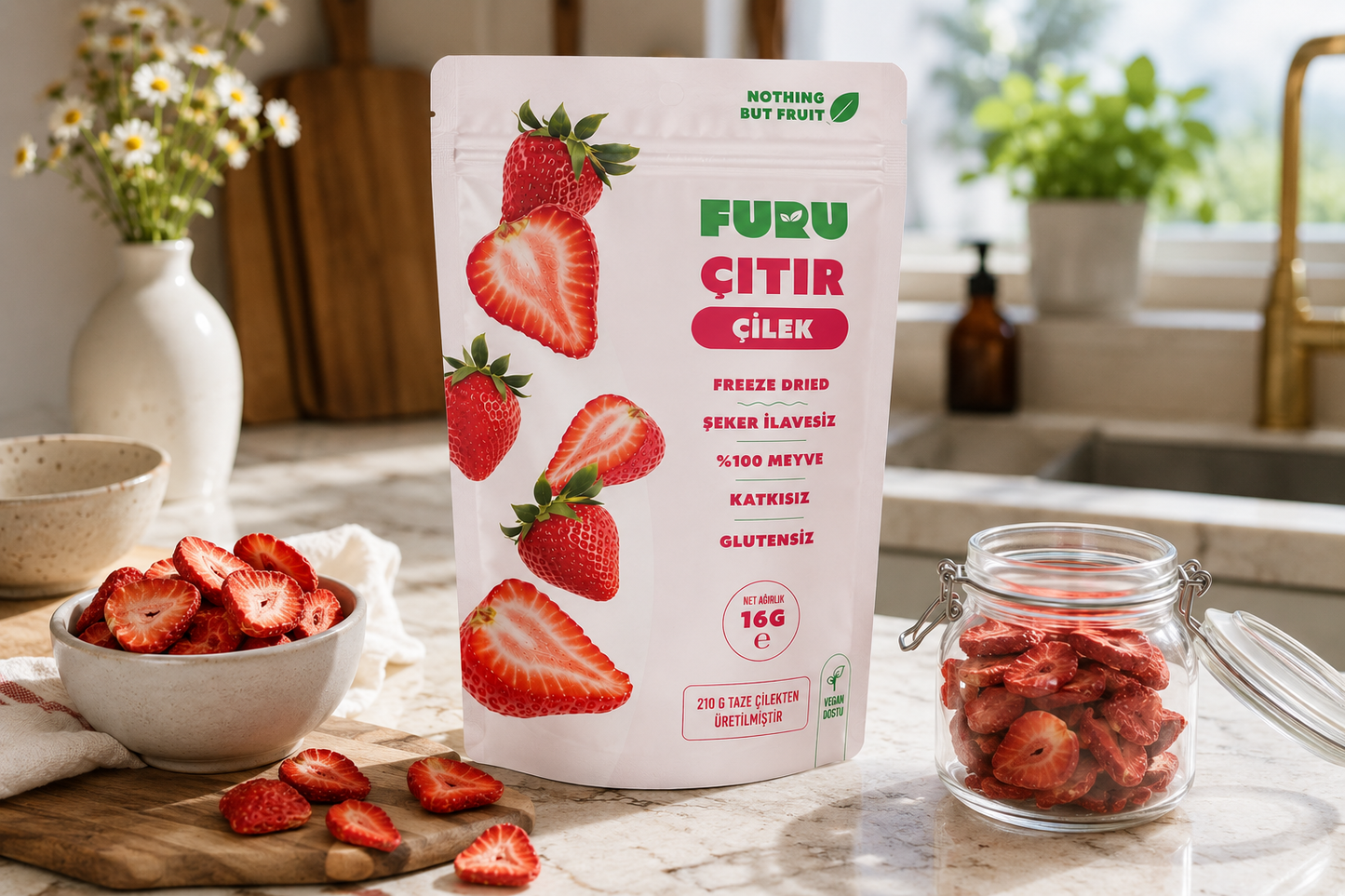 3-Pack Crunchy Strawberry